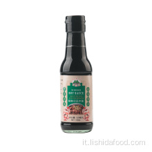 Salsa di soia scura ai funghi in bottiglia da 150 ml